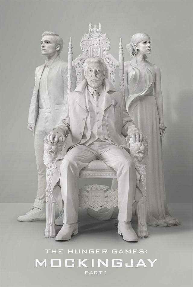 Mockingjay Part 1 - White Teaser Poster